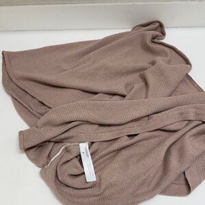 Momcozy Lightweight Knit Nursing Wrap in Taupe